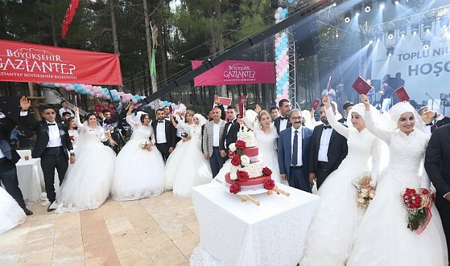 Gaziantep'te toplu nikah hazırlığı