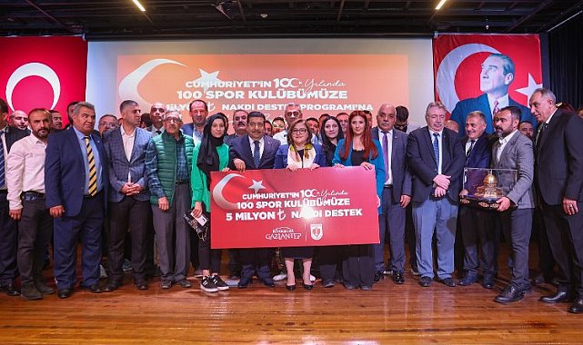 Gaziantep'ten amatör spor kulüplerine 5 milyon TL