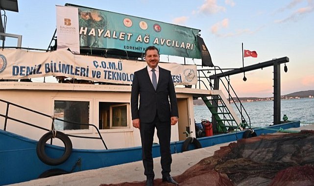 Hayalet ağların yüzde 75'ini Balıkesir Büyükşehir temizledi