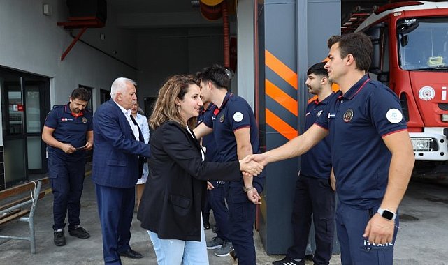 İzmit'ten Kocaeli İtfaiye Teşkilatı'na kutlama