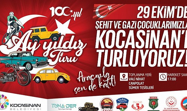 Kayseri Kocasinan'dan Ay Yıldız Turu