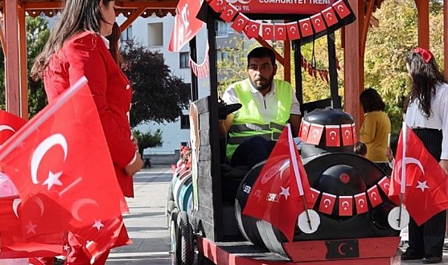 Kayseri Melikgazi'den çocuklara Cumhuriyet Treni