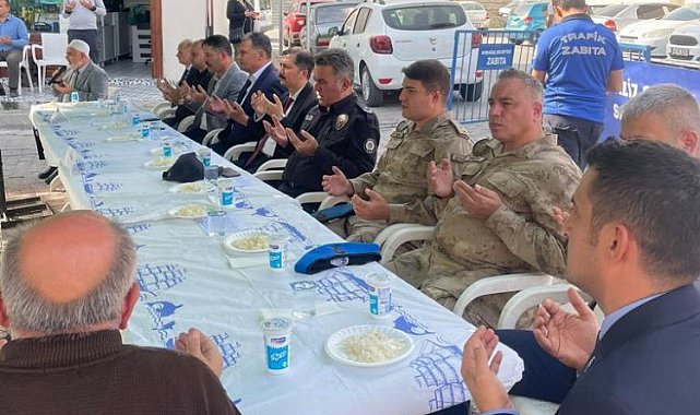Kırkağaçlı şehitlere pilav hayrı