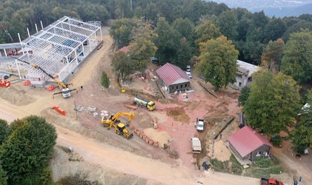 Kocaeli Kuzuyayla'daki sosyal alanlarda hummalı çalışma