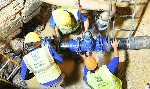 Konya'da KOSKİ'den eş zamanlı vana değişimi