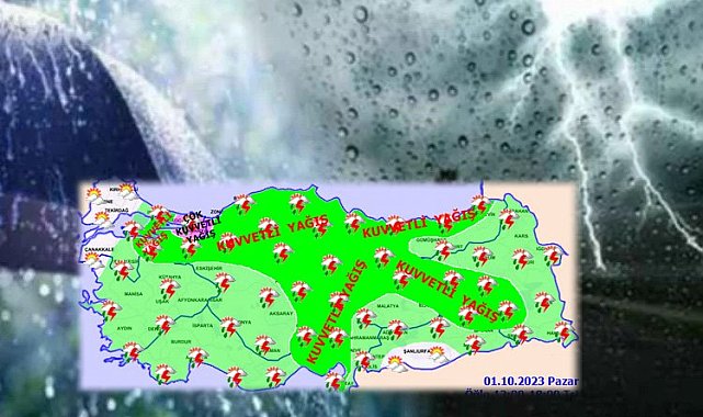 Kuvvetli yağışlara dikkat! Meteoroloji'den ciddi sel uyarısı