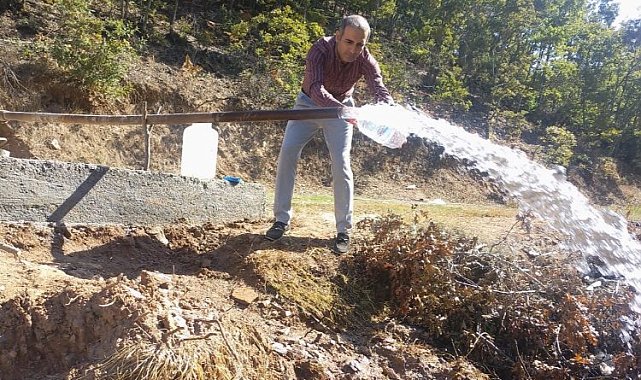 Manisa Alaşehir'de saniyede 15 litre verimli sondaj