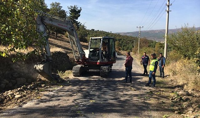 Manisa Demirci'deki derelerde kış öncesi temizlik