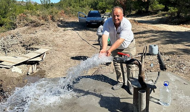 Manisa Kırkağaç'ta 6 litre verimli sondaj