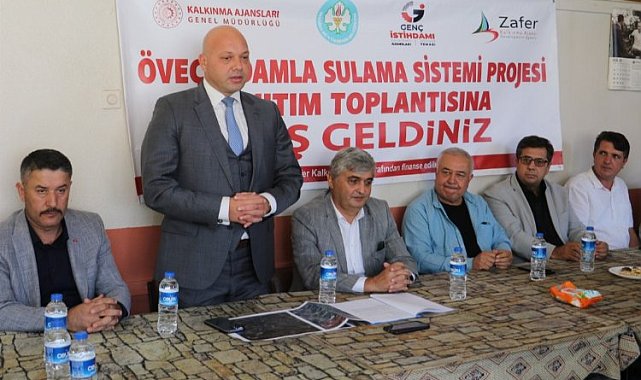 Manisa'da 2 bin 100 dekar kapalı sistemle sulanacak