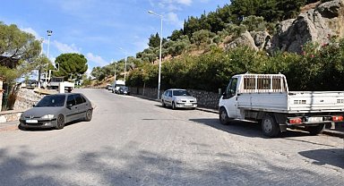 Manisa'da Mevlevihane ile Ağlayan Kaya arasını yeniliyor