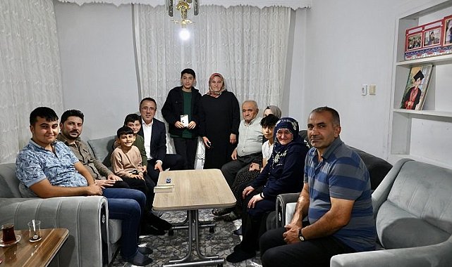 Mehmet Savran ev ziyaretlerini sürdürdü
