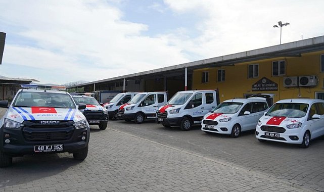 Milas araç filosunu güçlendirdi