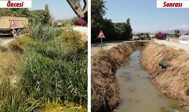 Muğla Fethiye'de dere temizliği
