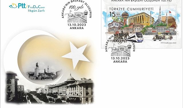 PTT'den Başkent Ankara'ya özel pul