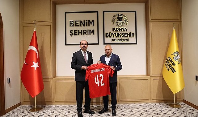 TFF Başkanı Büyükekşi'den Konya Büyükşehir'e ziyaret