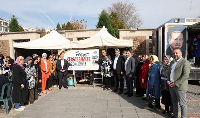 AK Parti Kayserili kadınlardan Hataylı çocuklar için kermes