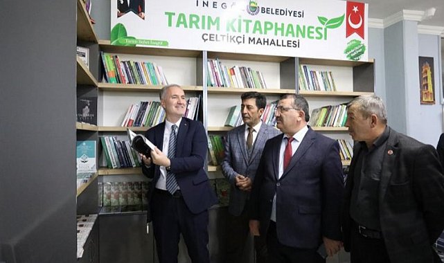 Bursa İnegöl'ün 2. Tarım Kitaphanesi açıldı