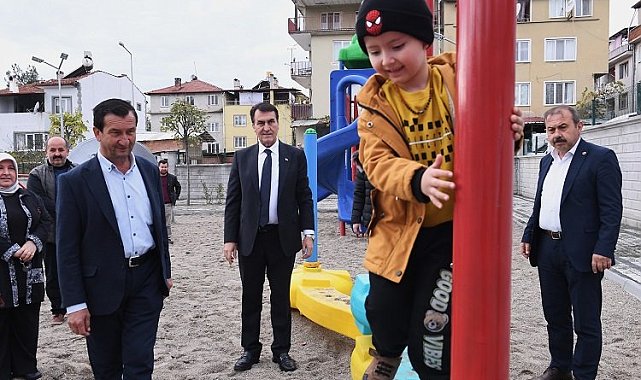 Bursa Osmangazi Belediyesi'nden Harmancık'a park