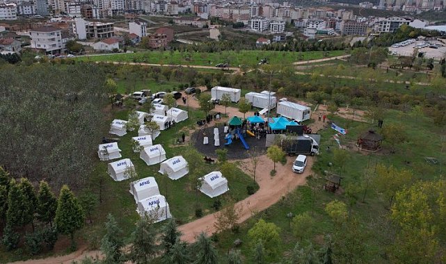 Çağdaşkent Geçici Barınma Alanı'nın tanıtımı yapıldı