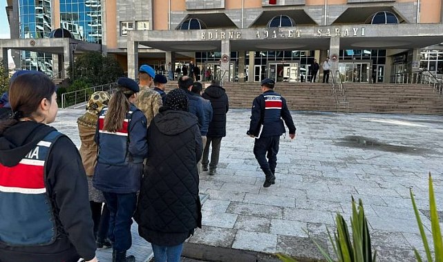 Edirne'de FETÖ üyesi 10 kişi tutuklandı