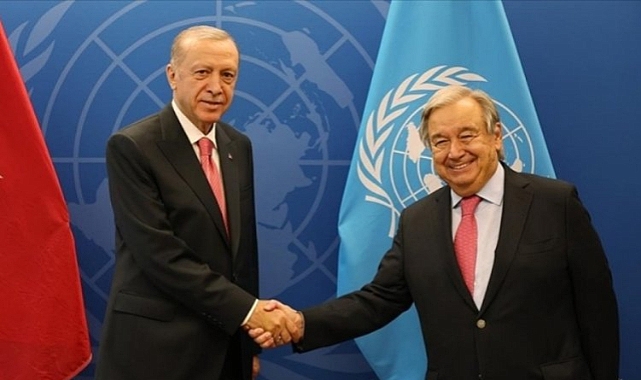 Erdoğan, Guterres ile görüştü