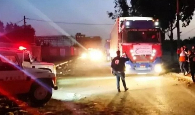 Gazze'ye 100 yardım TIR'ı ulaştı