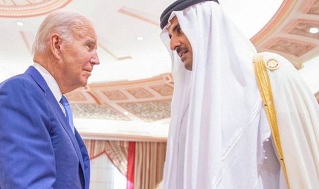 Katar Emiri ile Biden görüştü