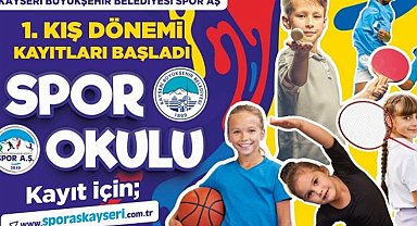 Kayseri Büyükşehir Belediyespor kış okulu kayıtları başladı