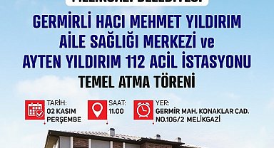 Kayseri Melikgazi'den Germir'ye aile sağlık merkezi