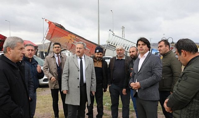 Kayseri Melikgazi'den Nakliyeciler Sitesi'nde çalışma