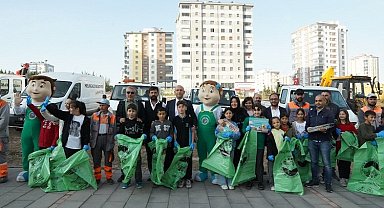 Kayseri Melikgazi'den toplu temizlik çalışması