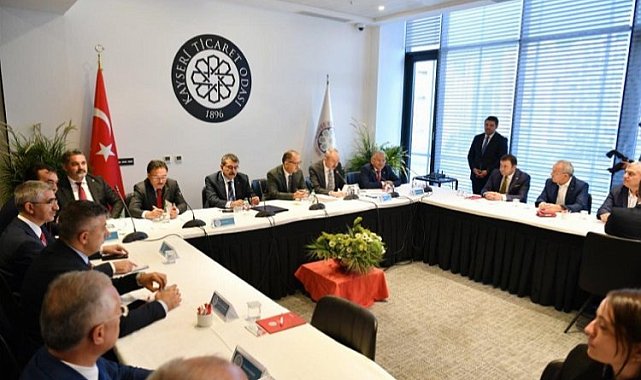 Kayseri OSB'den Bakan Tekin'e 'Mesleki Eğitim' raporu