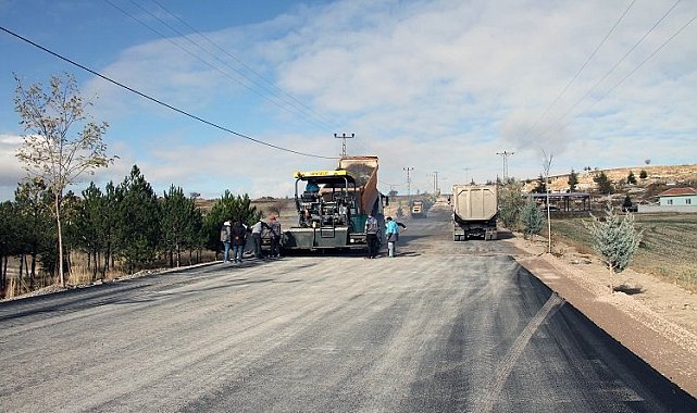 Kayseri Talas'ta ekiplerden hummalı yol çalışması