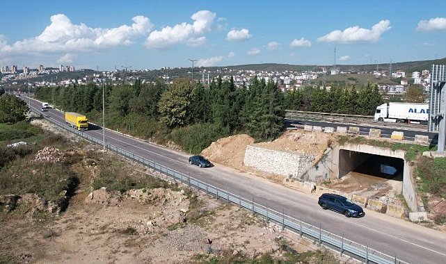Kocaeli Stadyumu yolunda trafik düzenlemesi