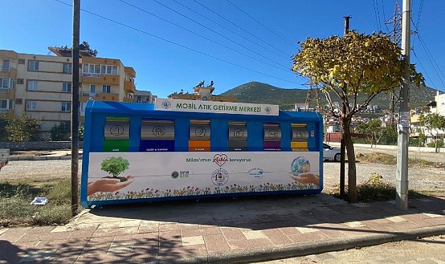 Milas'ta mobil atık noktaları artıyor