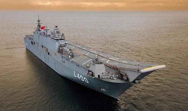 Milli gururumuz TCG Anadolu, Kocaeli'ye geliyor
