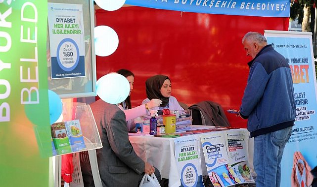 Sakarya'da Dünya Diyabet Günü'nde anlamlı çalışma