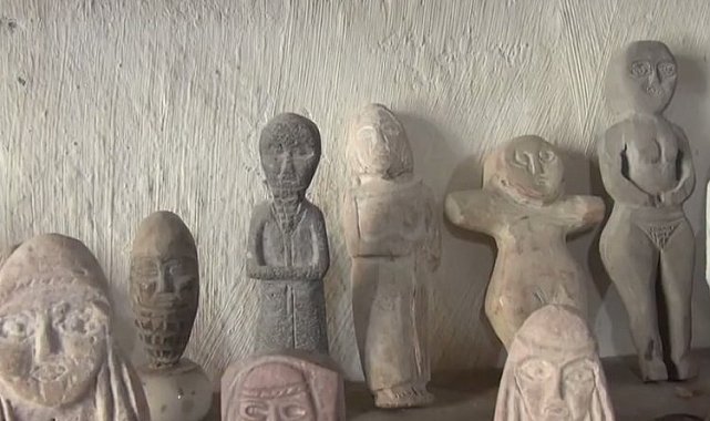 Suriyeli arkeolog taşları sanata dönüştürüyor