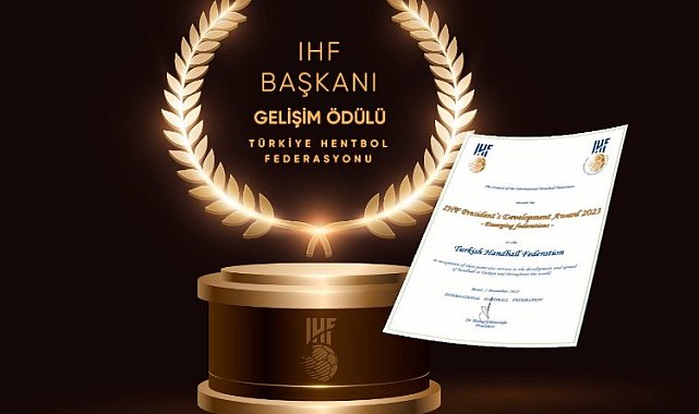 THF'ye IHF'den 'Gelişim' ödülü