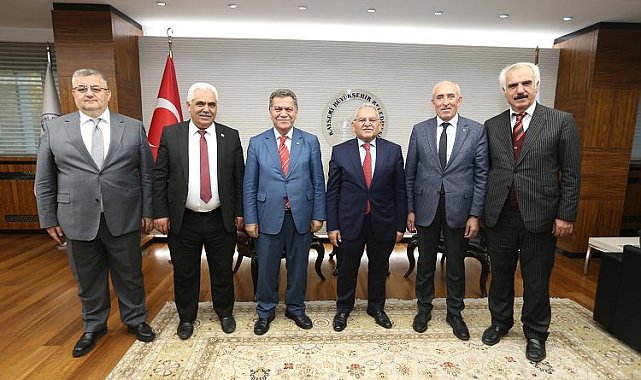 KESOB heyetinden Kayseri Büyükşehir'e ziyaret