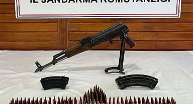Adıyaman'da Jandarma evde piyade tüfeği ele geçirdi