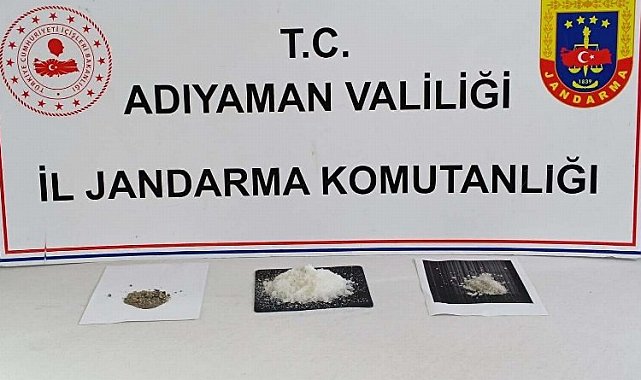 Adıyaman'da uyuşturucudan iki şüpheli adli makamlara sevk edildi