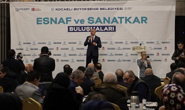 Başkan Büyükakın esnaf buluşmasında açıkladı... Körfez'in altyapısı büyük ölçüde tamamlandı