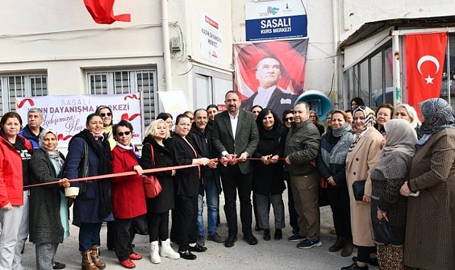 Çiğli'den kadınlara önemli destek.. 4. merkez Sasalı'da