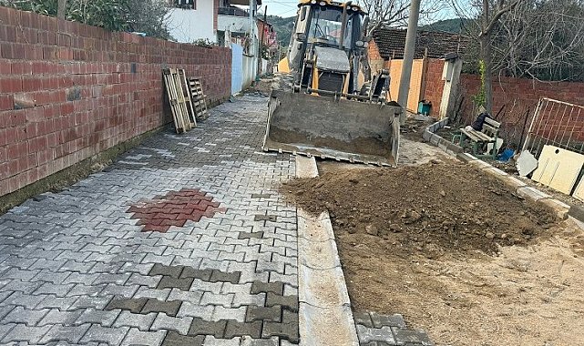 Çıkrıkçı'da üstyapı çalışmaları devam ediyor