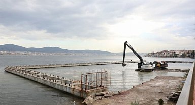 Değirmendere'de çekek yeri şekilleniyor