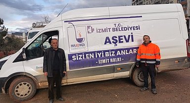 Depremzedeler İzmit Belediyesini unutmadı