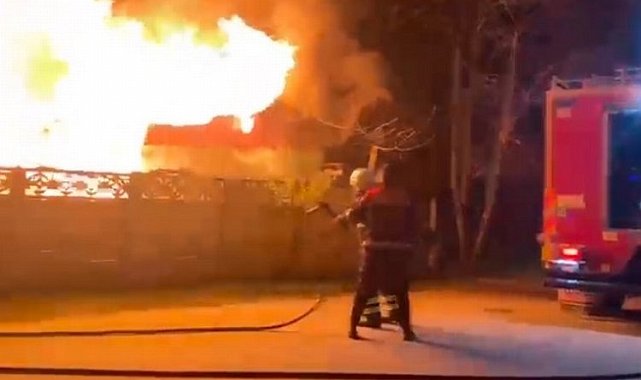 Düzce'de çıkan yangında bir kişi hayatını kaybetti