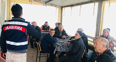 Edirne İpsala'da Jandarma'dan farkındalık eğitimi